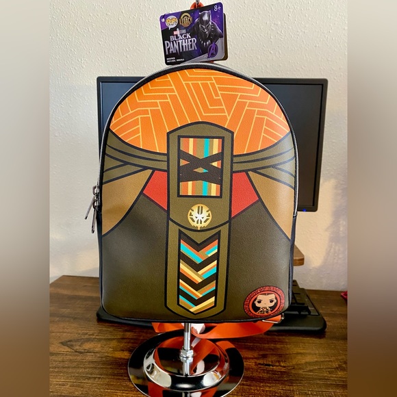 Funko Marvel Black Panther Okoye 11.5" Mini Backpack (Target Exclusive - Picture 5 of 8